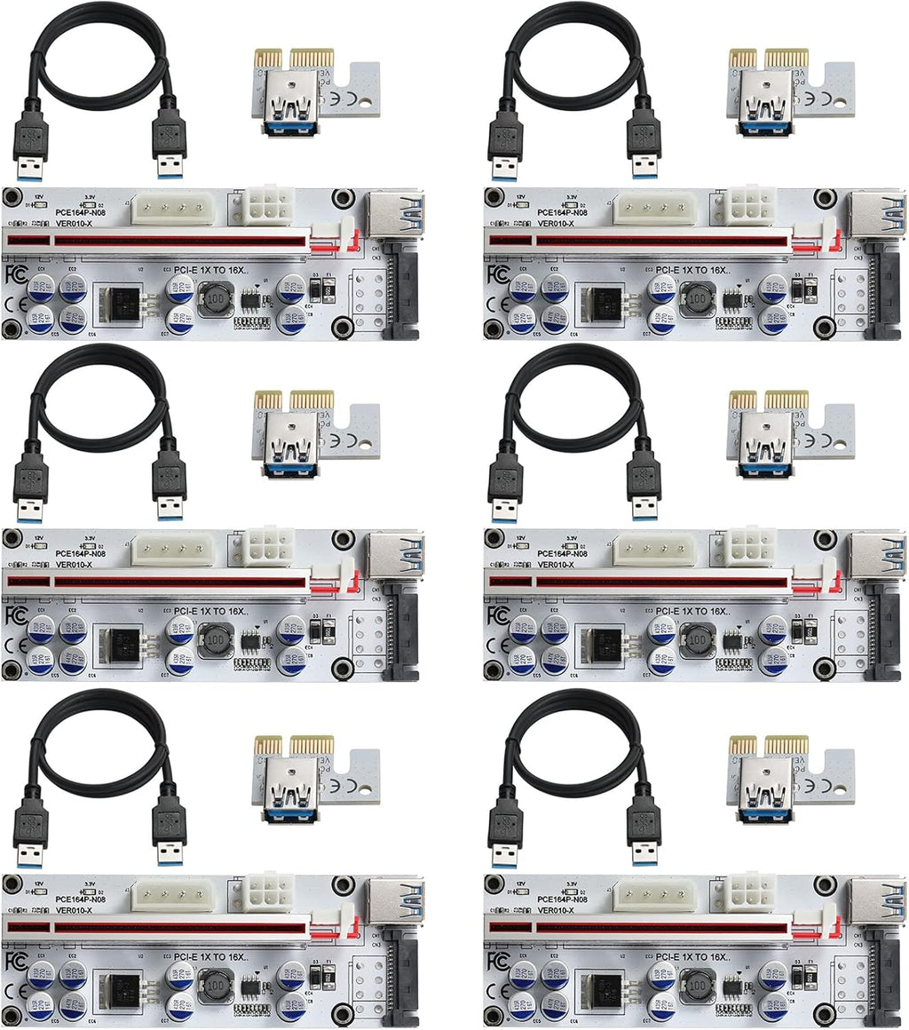 PCI-E 1X to 16X Riser Card with USB 3.0 Cable P9049
