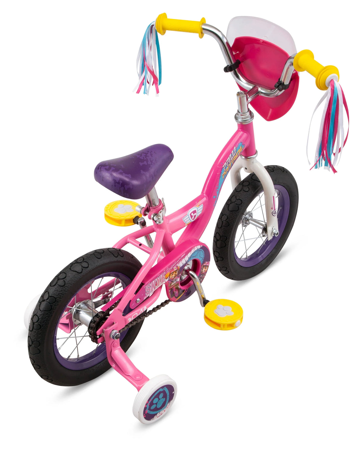 12 inch Magenta Pink Kids Bike E3958