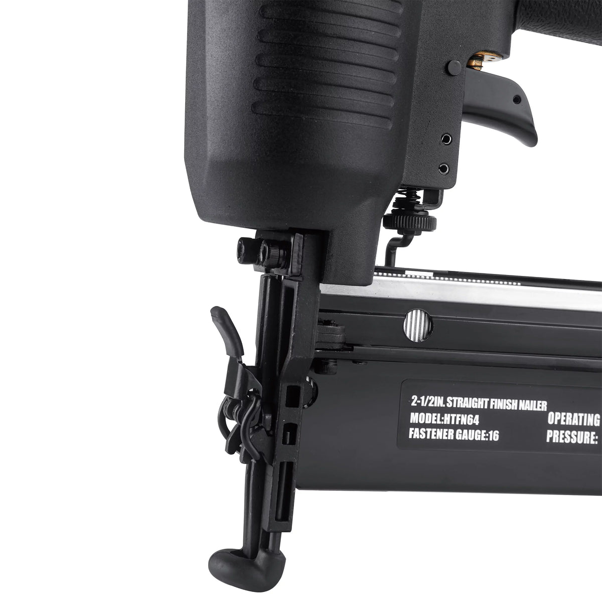 Pneumatic Straight Finish Nailer with 200 Count Nails U23496