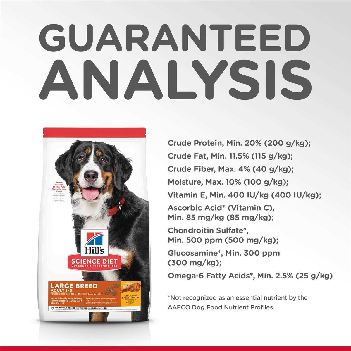 Adult Chicken & Barley Recipe Large Breed Dry Dog Food X75275