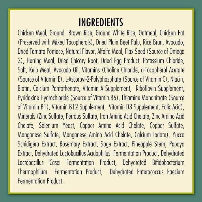 Natural Chicken Meal & Brown Rice Small Breed Adult Dog Food O482329