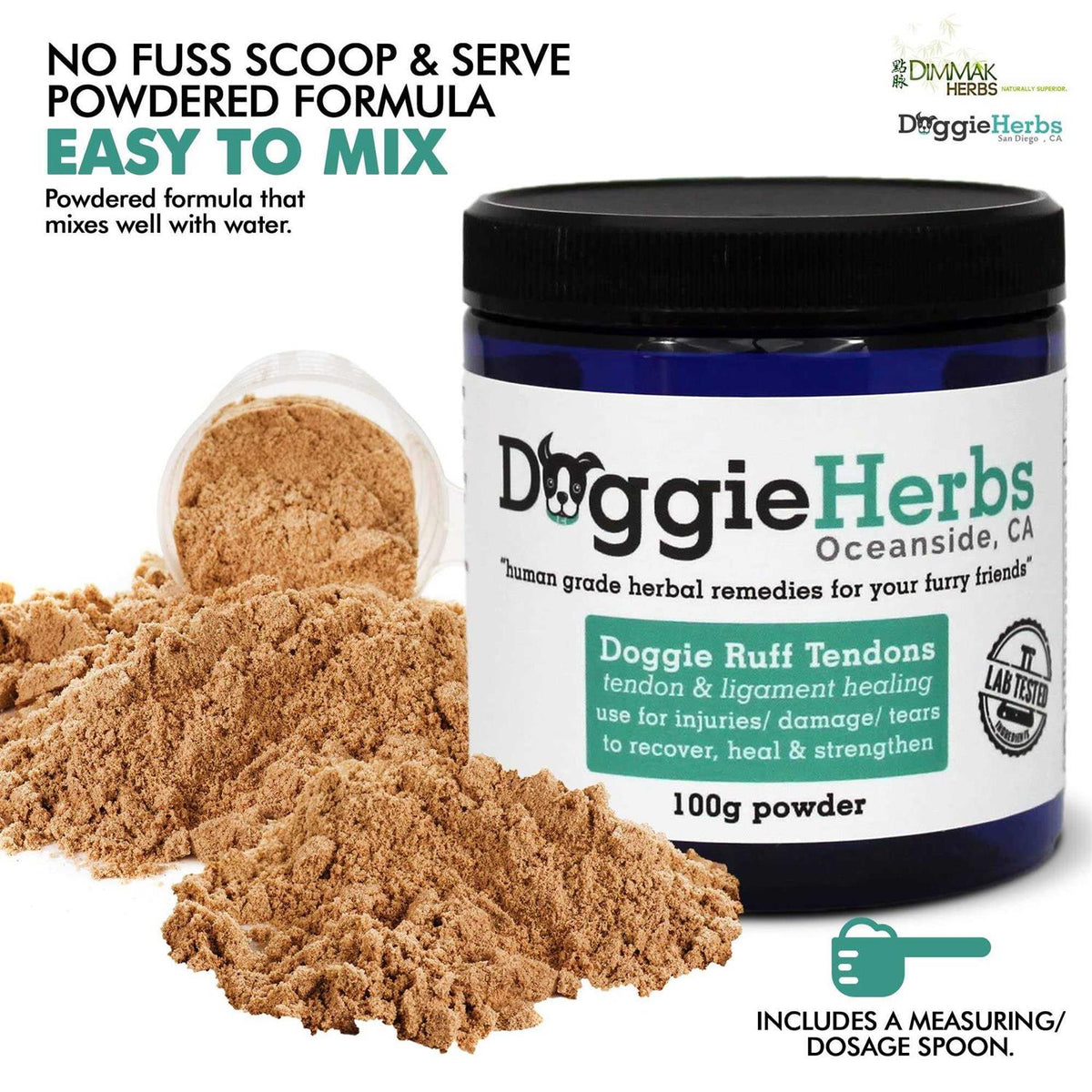 Dog Ligament and Tendon Supplement Powder Herbal Blend 100g C6851