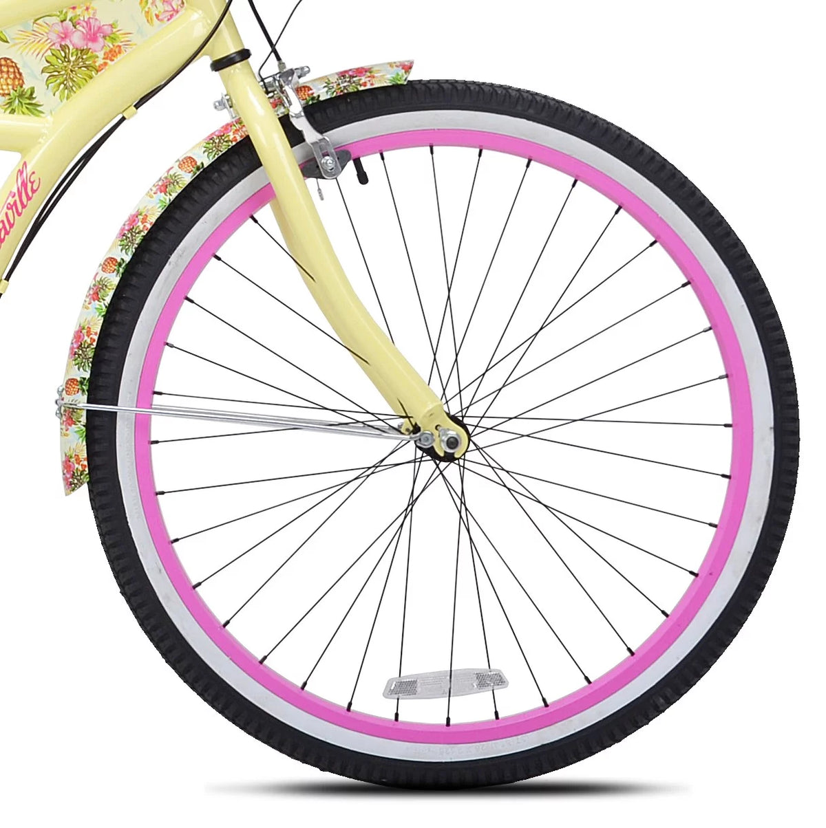Yellow 3-Speed Cruiser Bike R154