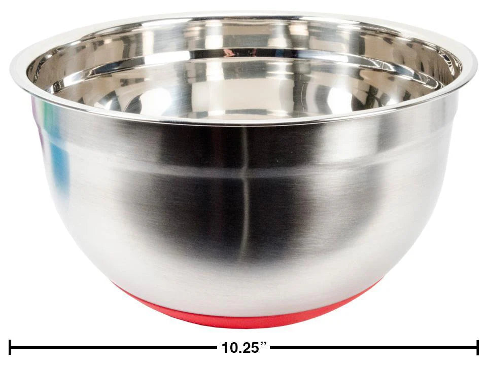 10.25'' Mixing Bowl with Silicone Bottom T331
