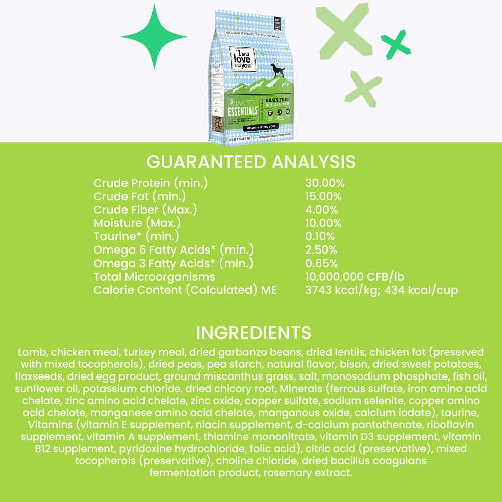 Dry Dog Food Lamb Bison D870