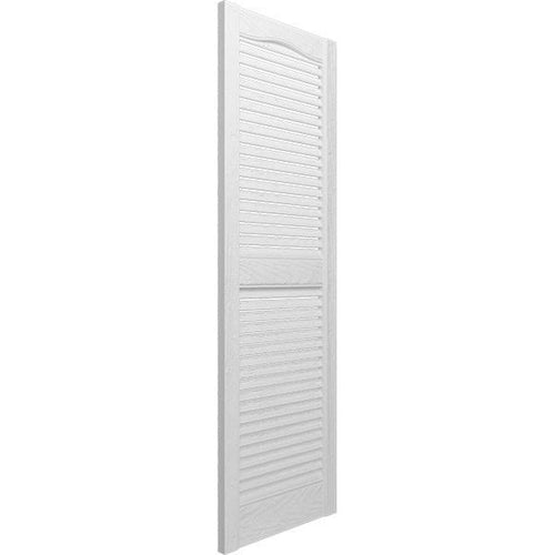 14 1/2x22W x 67x22H Vinyl Open Louver Shutters J3782