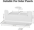 Solar Panel Mounting Brackets with Nuts and Bolts, Aluminum, Set of 4 Y439188