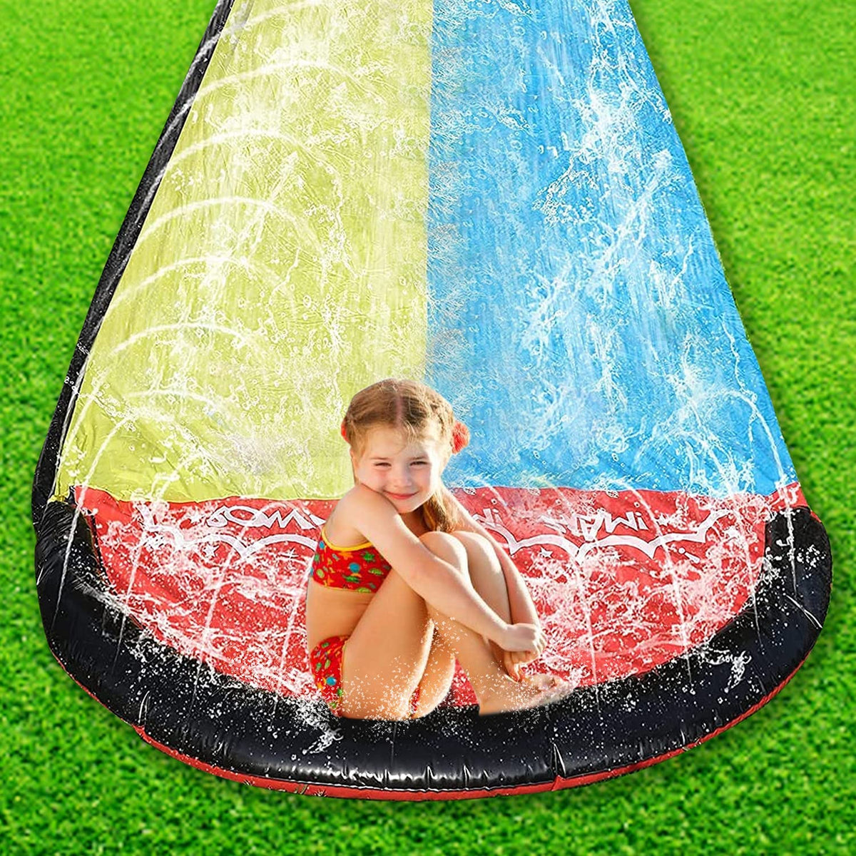 15.5ft Water Slide with Crash Pads N15078