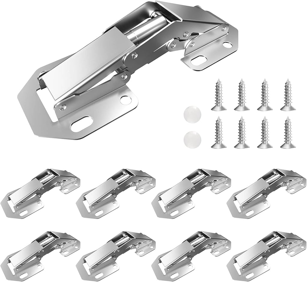 8-Pack Frameless Cabinet Hinges F756