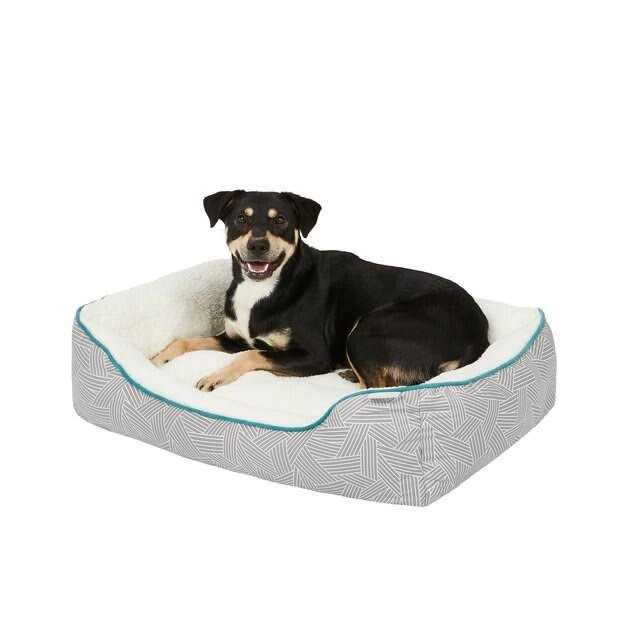 Sherpa Bolster Cat & Dog Bed G24656