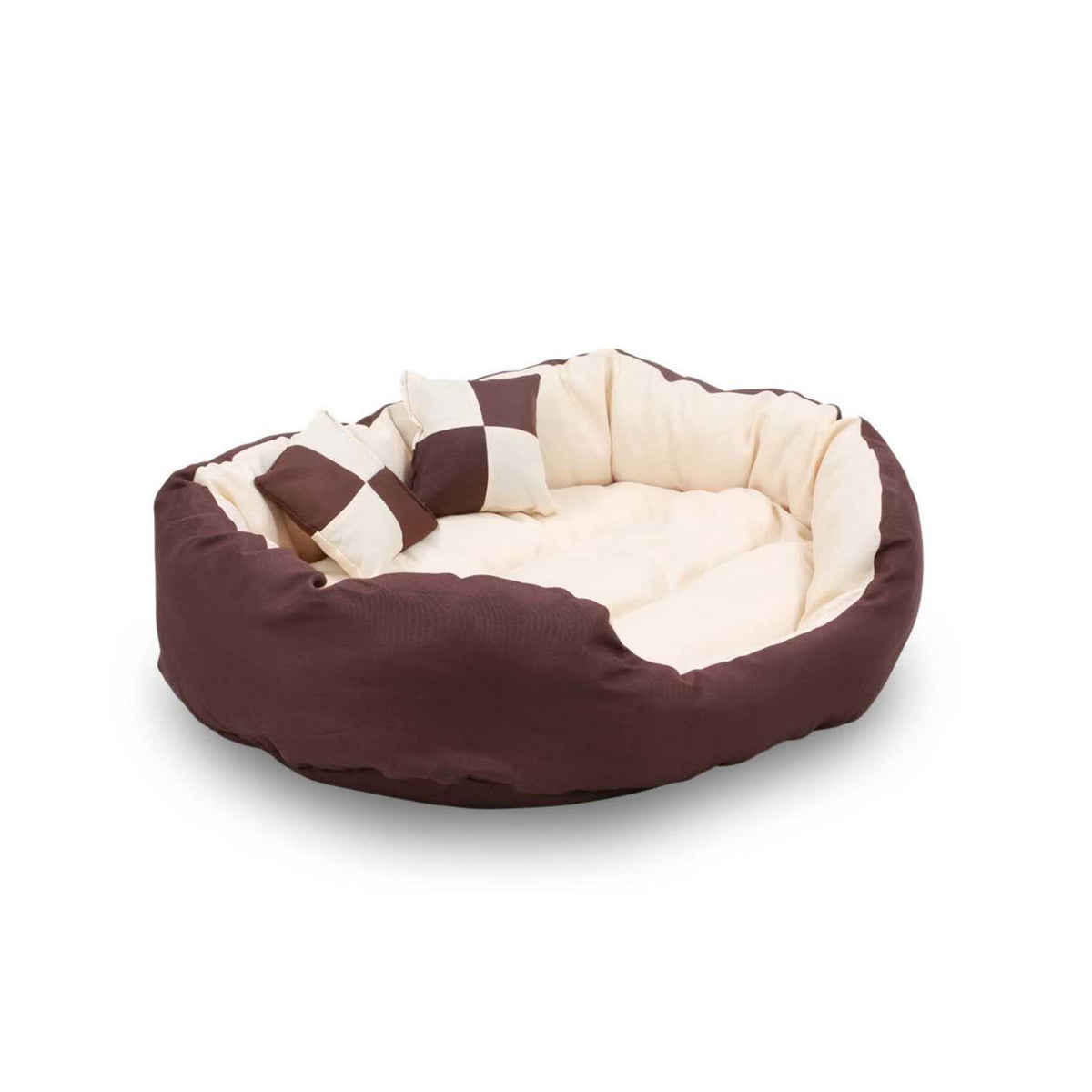 Oval Bolster Cat Dog Bed Y428