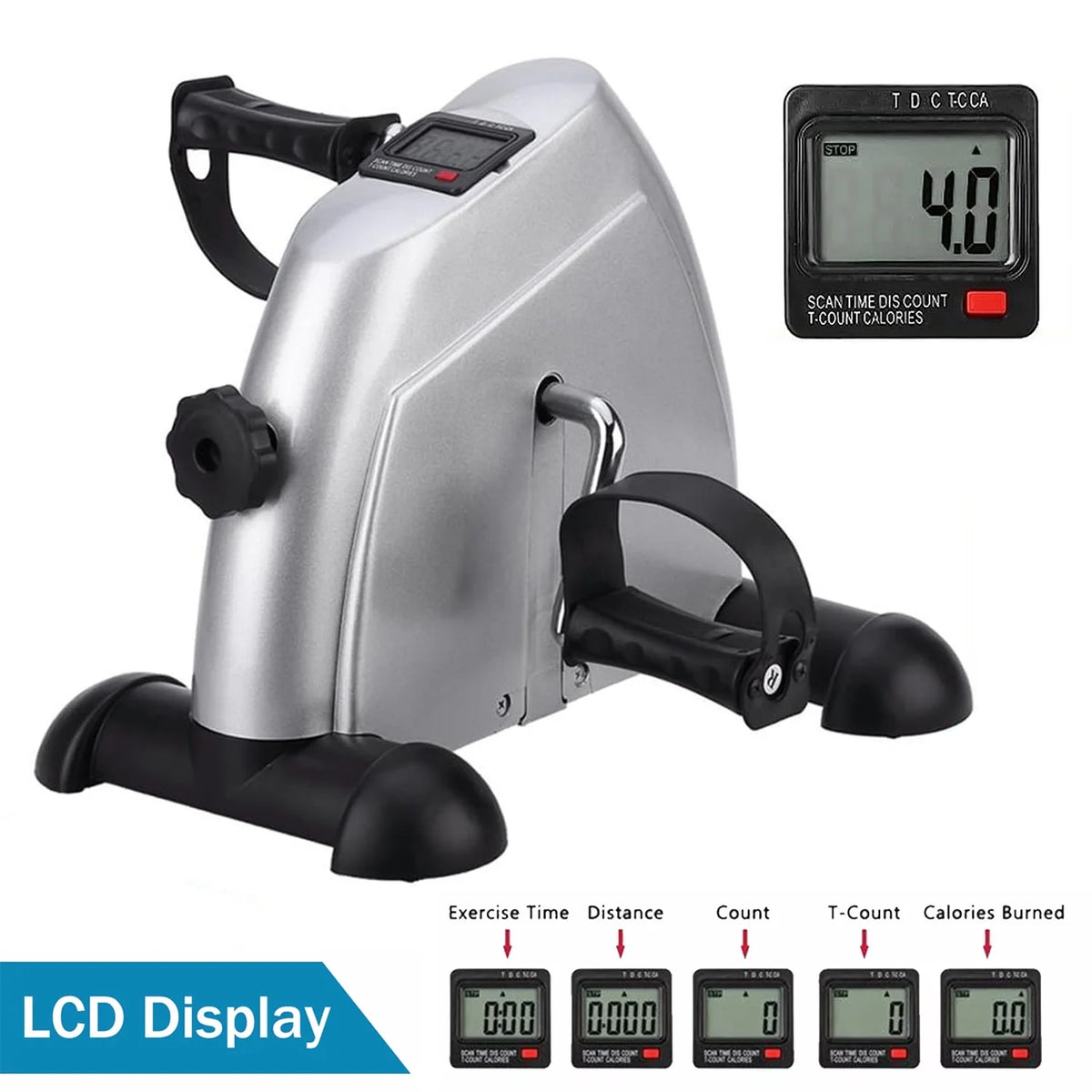 Mini Exercise Bike with LCD Screen X425205