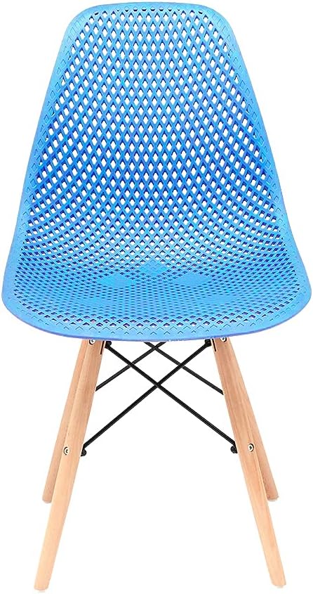 Beige Plastic Shell Chair with Beech Wood Legs Q352560