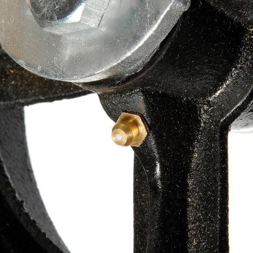 Heavy Duty Rigid Plate Caster 8x22 Rubber Wheel 600 lb. Capacity Q2349