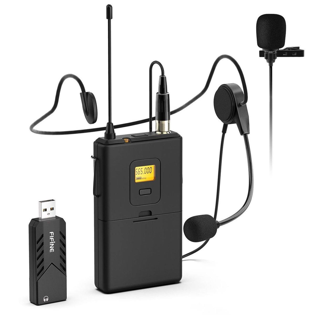Wireless Lavalier Clip-On Microphone J2366