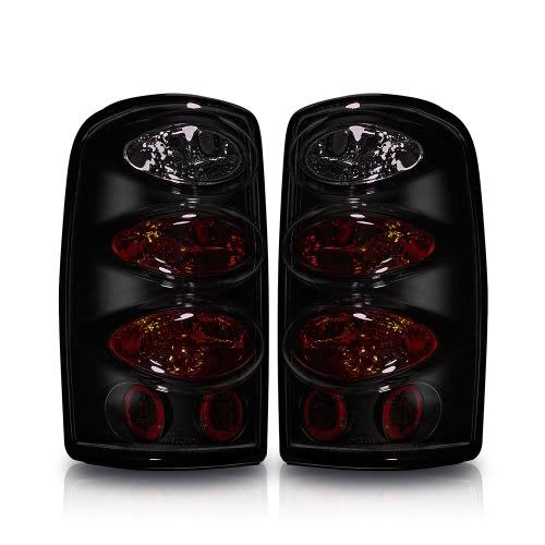 Black Housing Smoke Lens Tail Light A59188