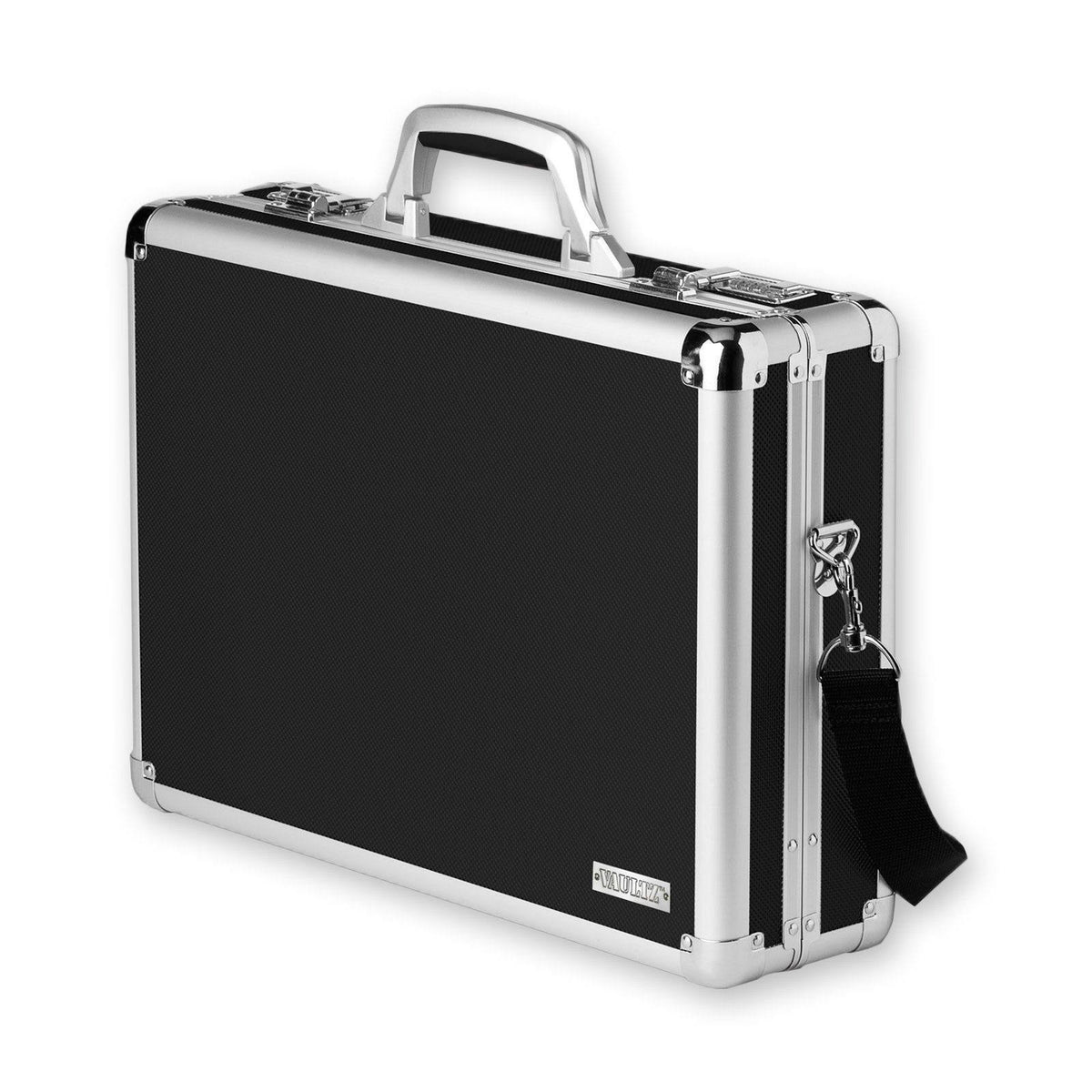 Black Locking Laptop Case J9837