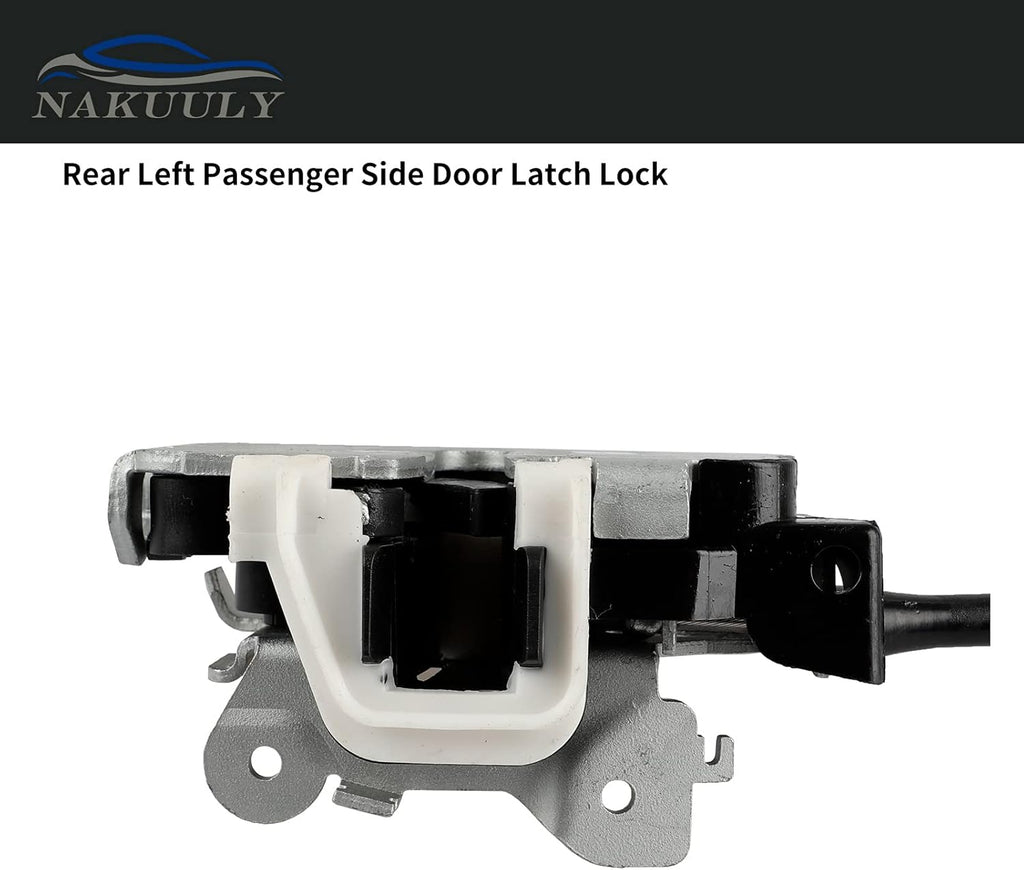 Left Driver Side Rear Door Lock Latch & Cable I4894