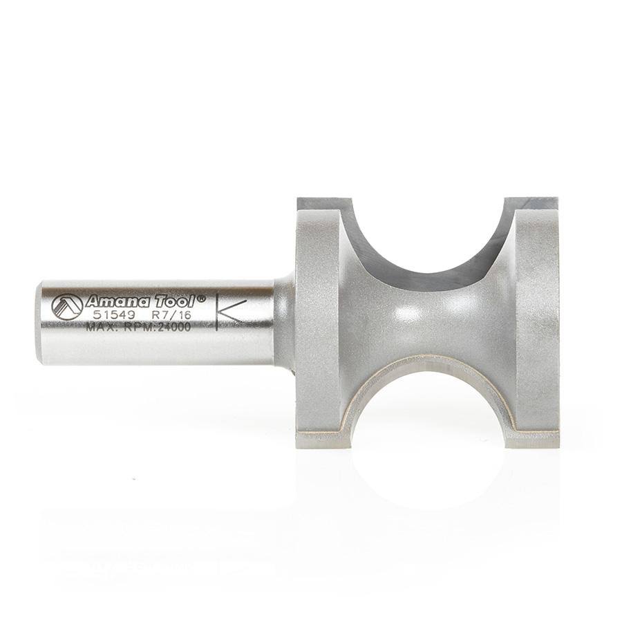 Carbide Tipped Bullnose 7/16 Radius x 1-1/2 Dia x 1-1/2 B628492