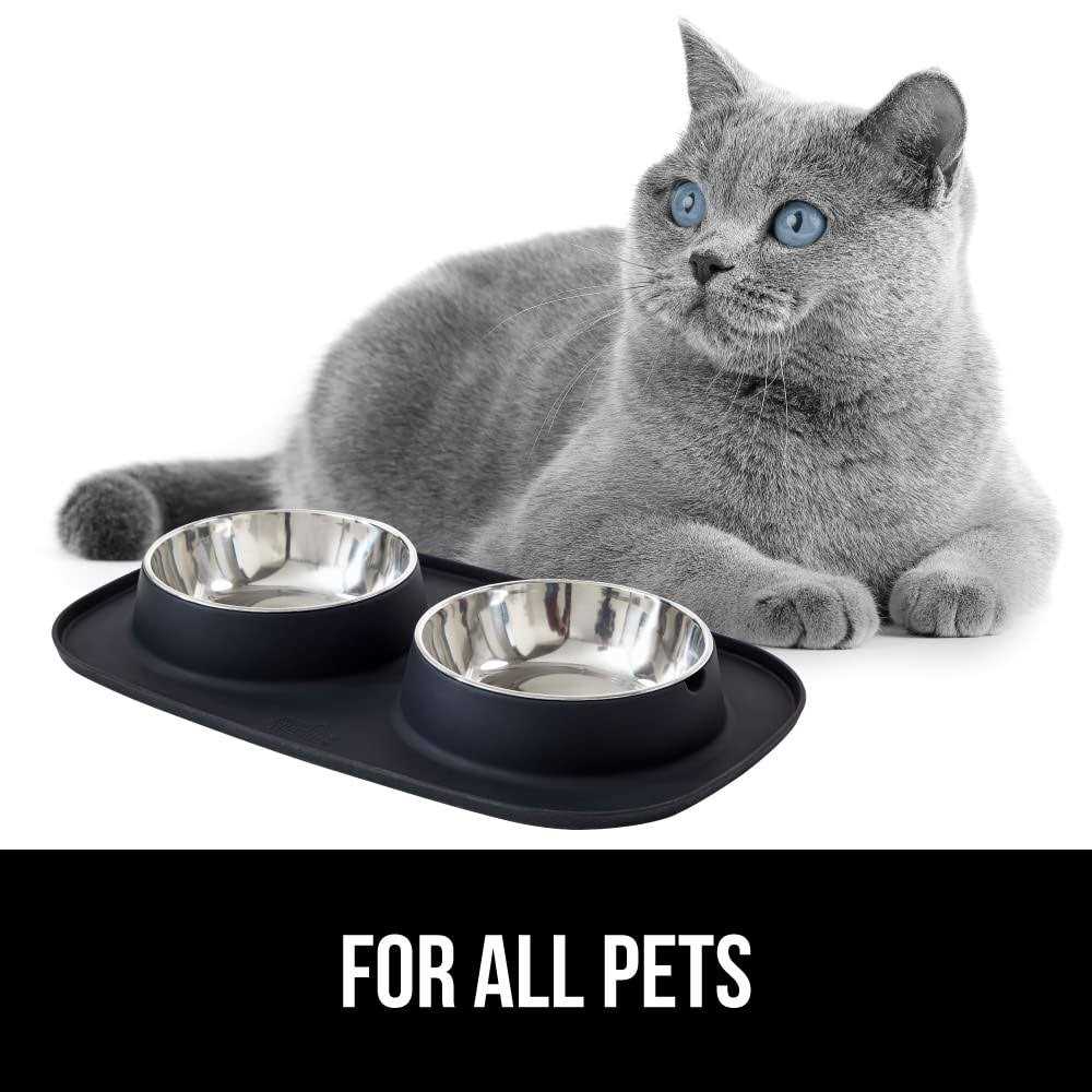 Waterproof BPA Free Cat and Dog Bowls Silicone Feeding Mat Set W9993
