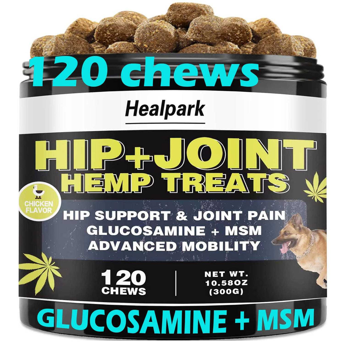 Hemp Hip and Joint Supplement for Dogs R701296