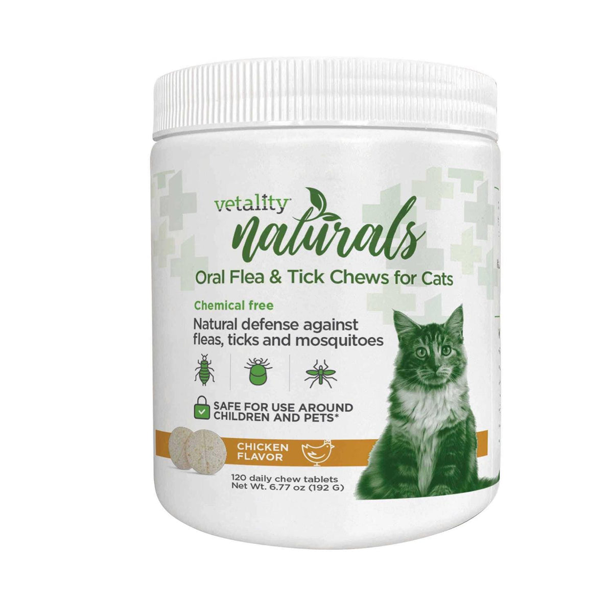 Oral Flea & Tick Chews for Cats 120 ct K239040