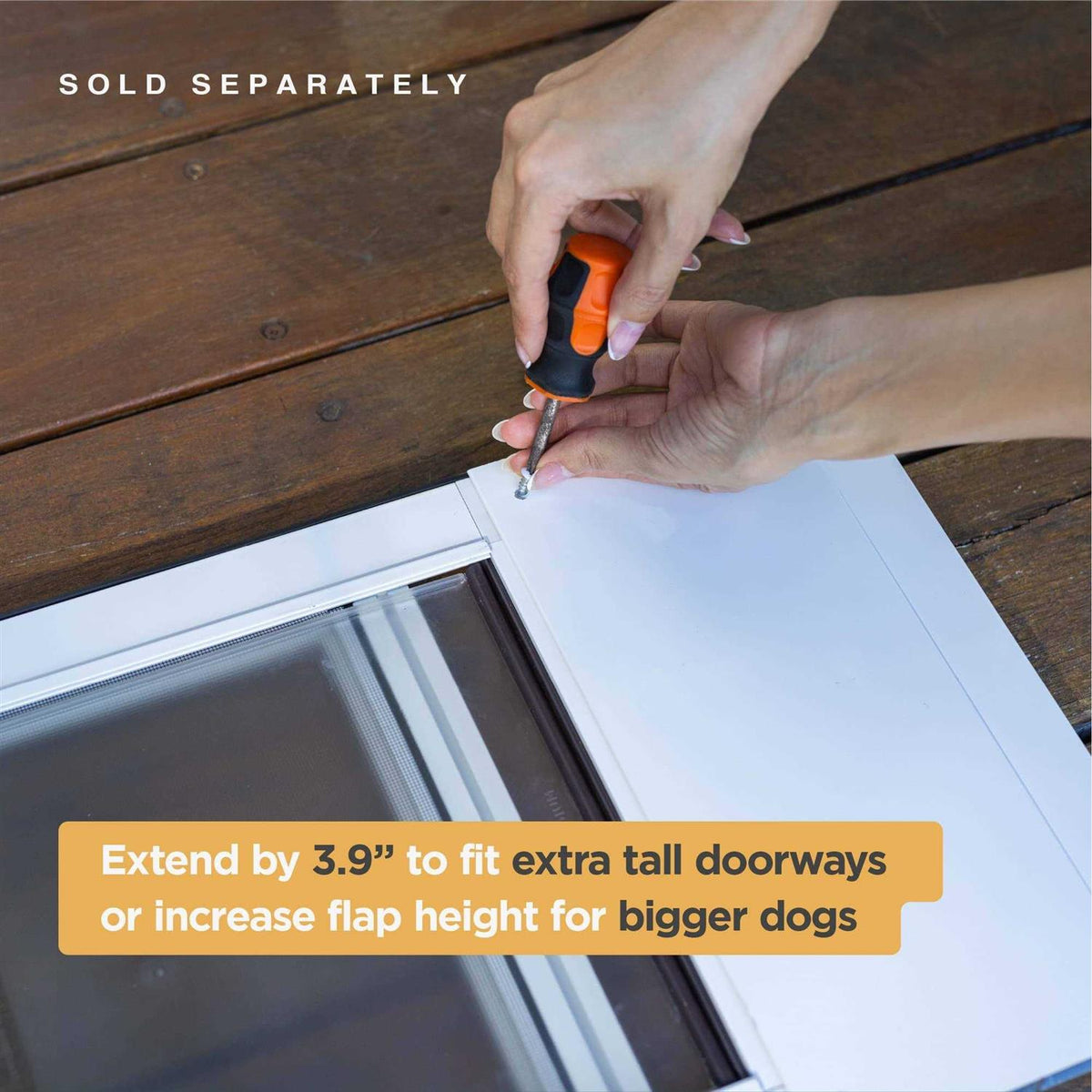 Mesh Patio Pet Door Extension F6350