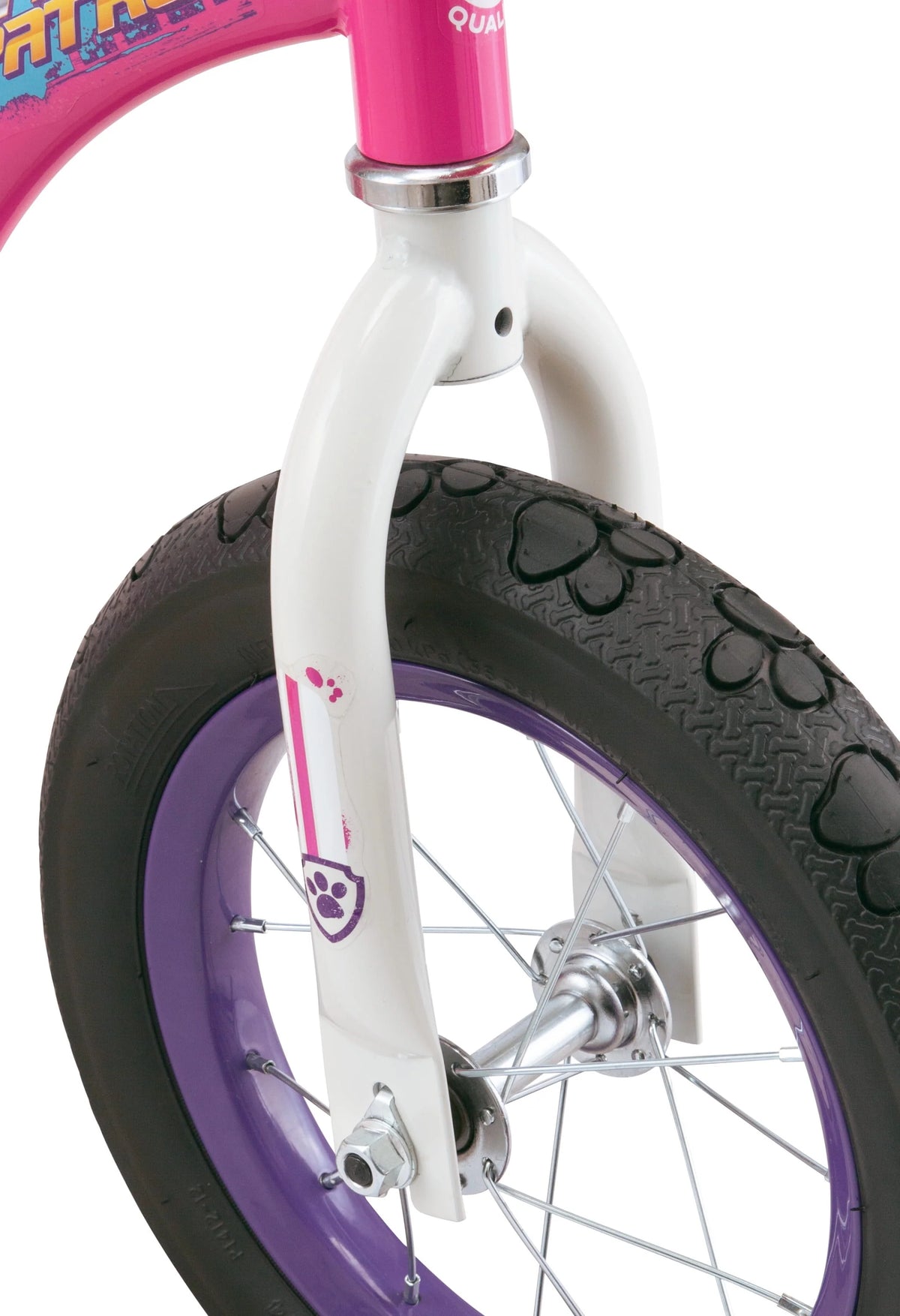 12 inch Magenta Pink Kids Bike E3958