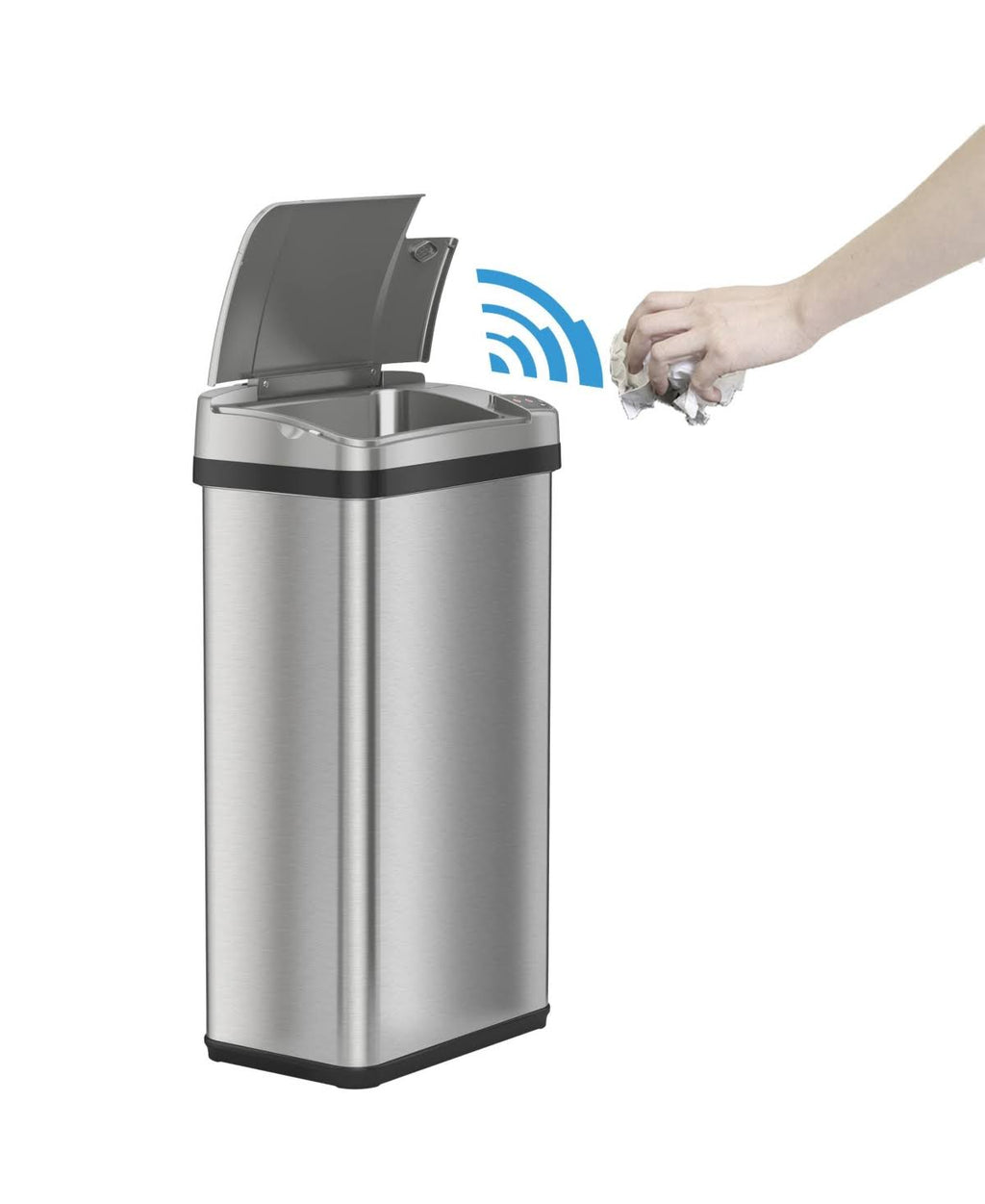 4 gal Stainless Steel Motion Sensor Trash Can W3272