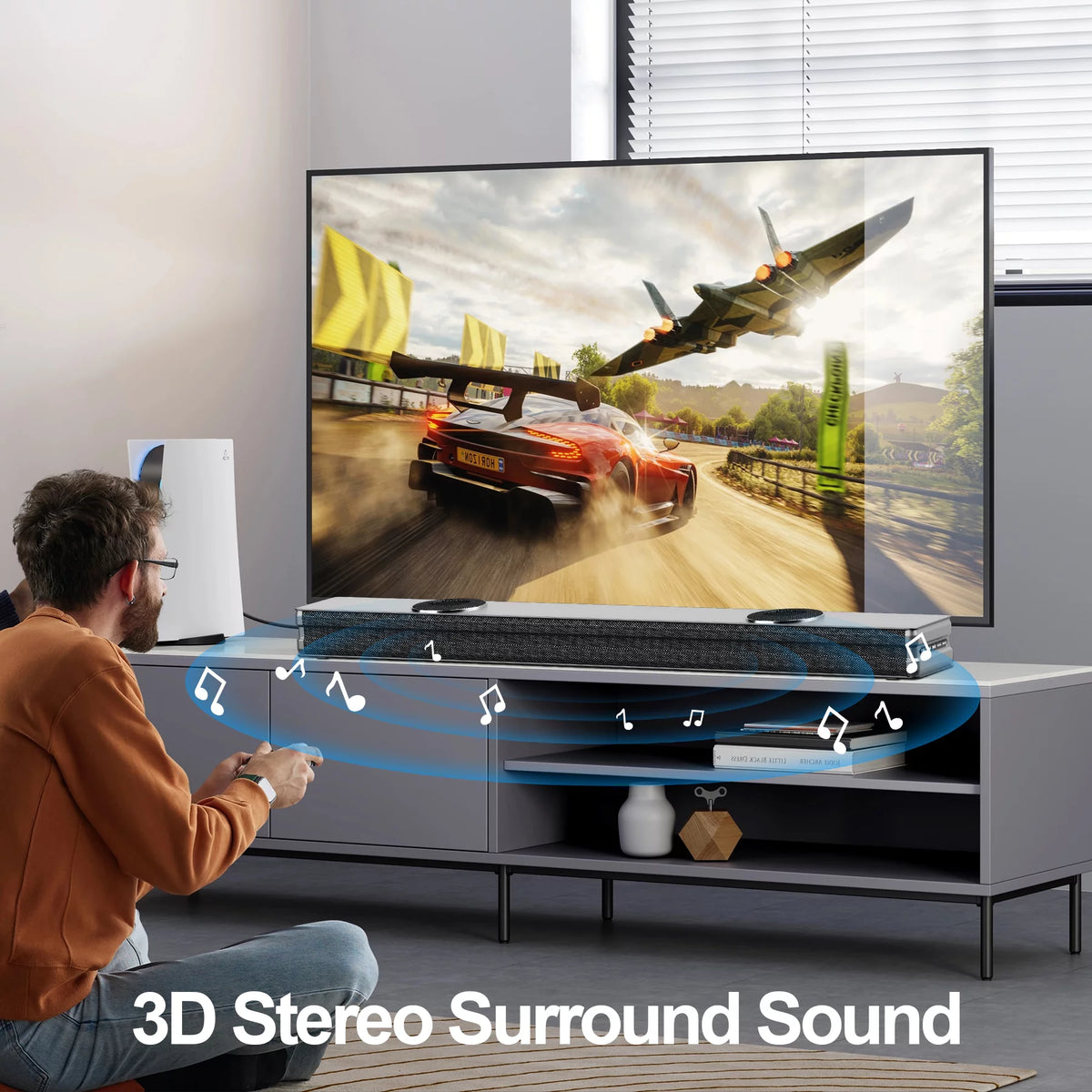 100W 2.2ch Soundbar with Subwoofer T80728