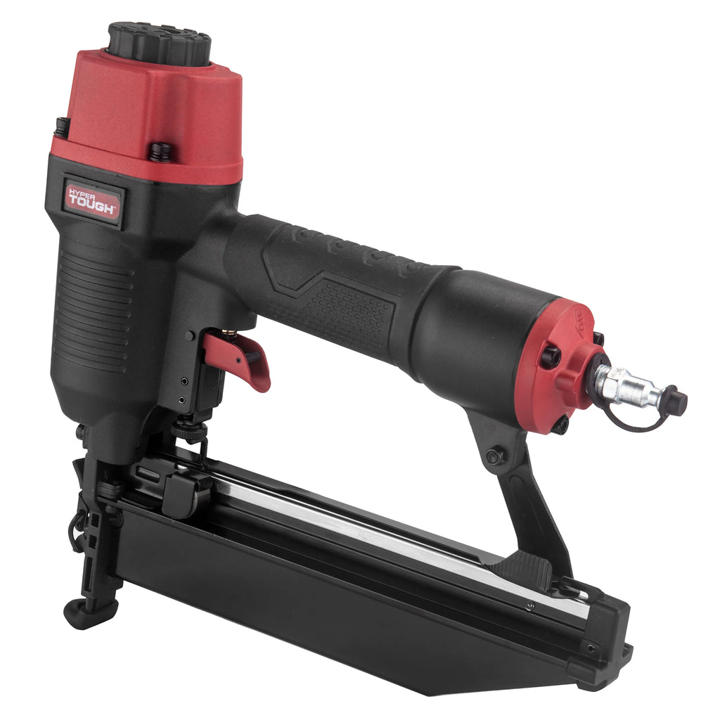 Pneumatic Straight Finish Nailer with 200 Count Nails U23496