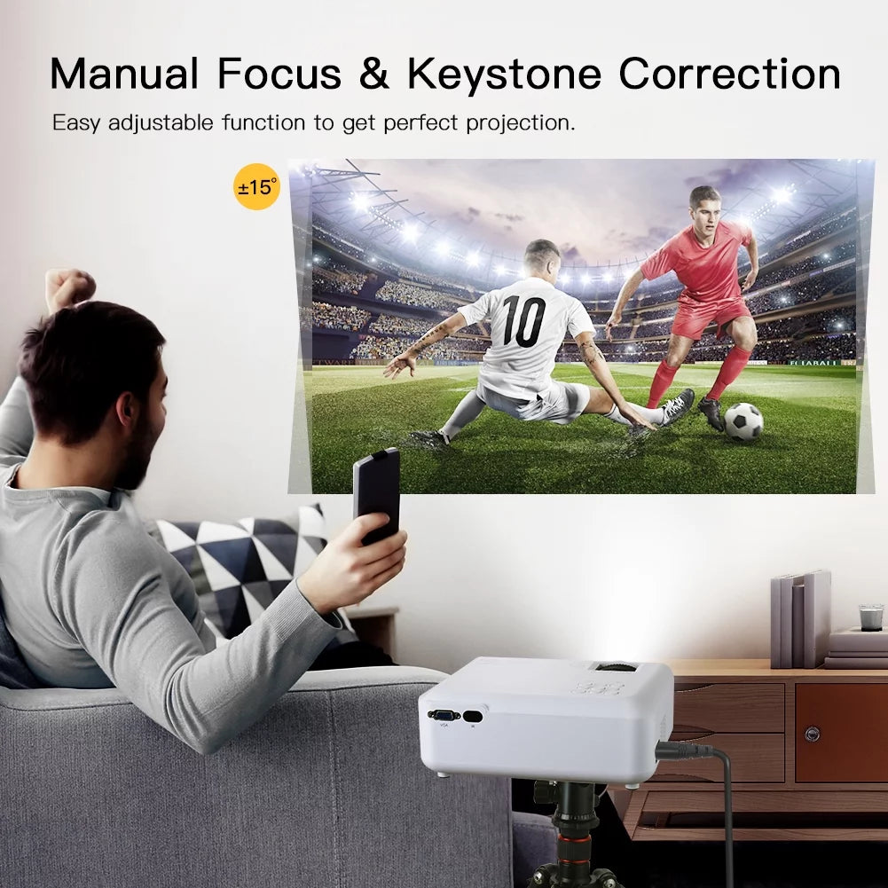 1080P LCD Projector with Wifi and Bluetooth X840108