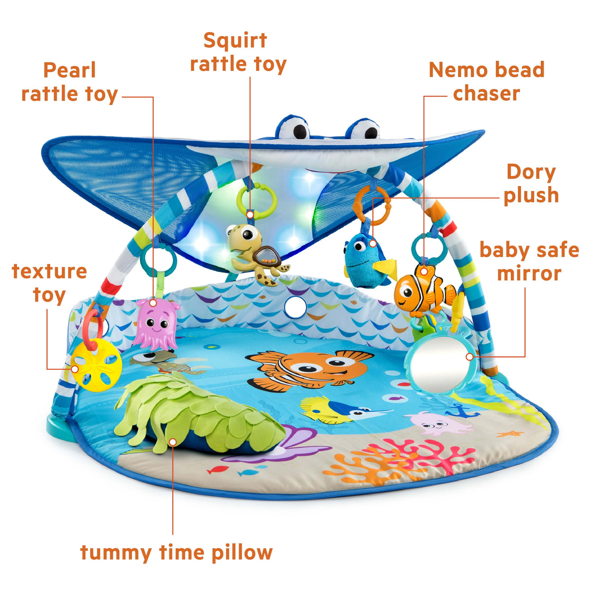 Baby Activity Gym & Tummy Time Play Mat H833