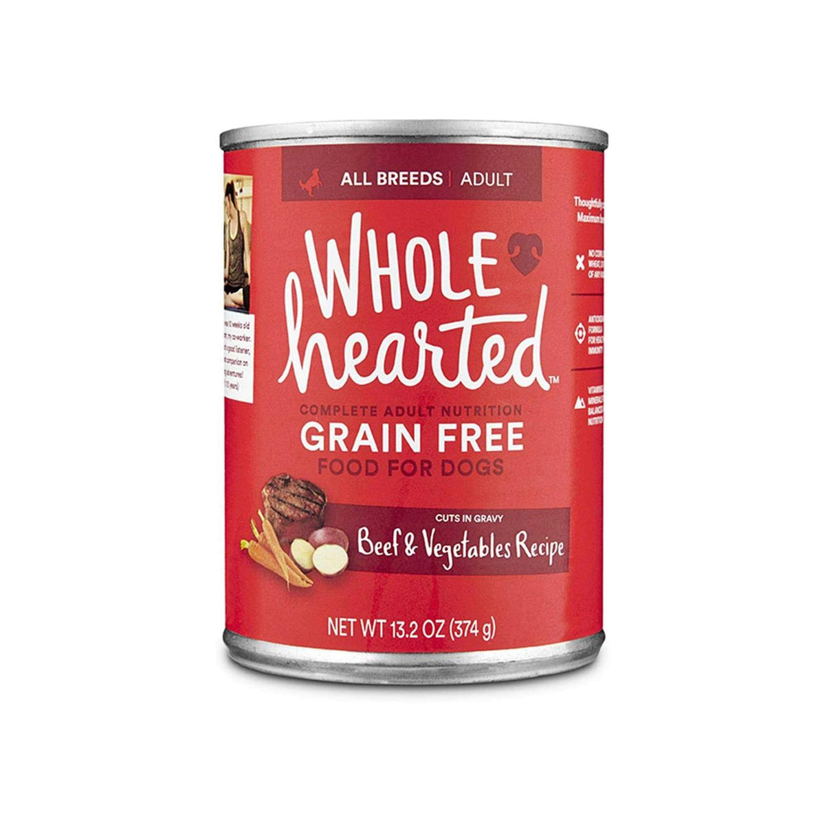 Grain Free Beef and Vegetable Wet Dog Food T3407