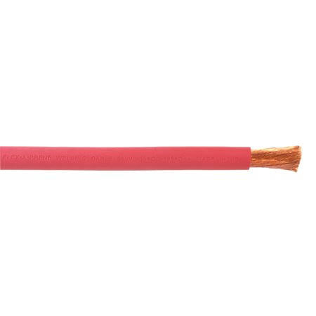 #4 Gauge AWG Welding Battery Cable Red 600 V 30 Feet C891015