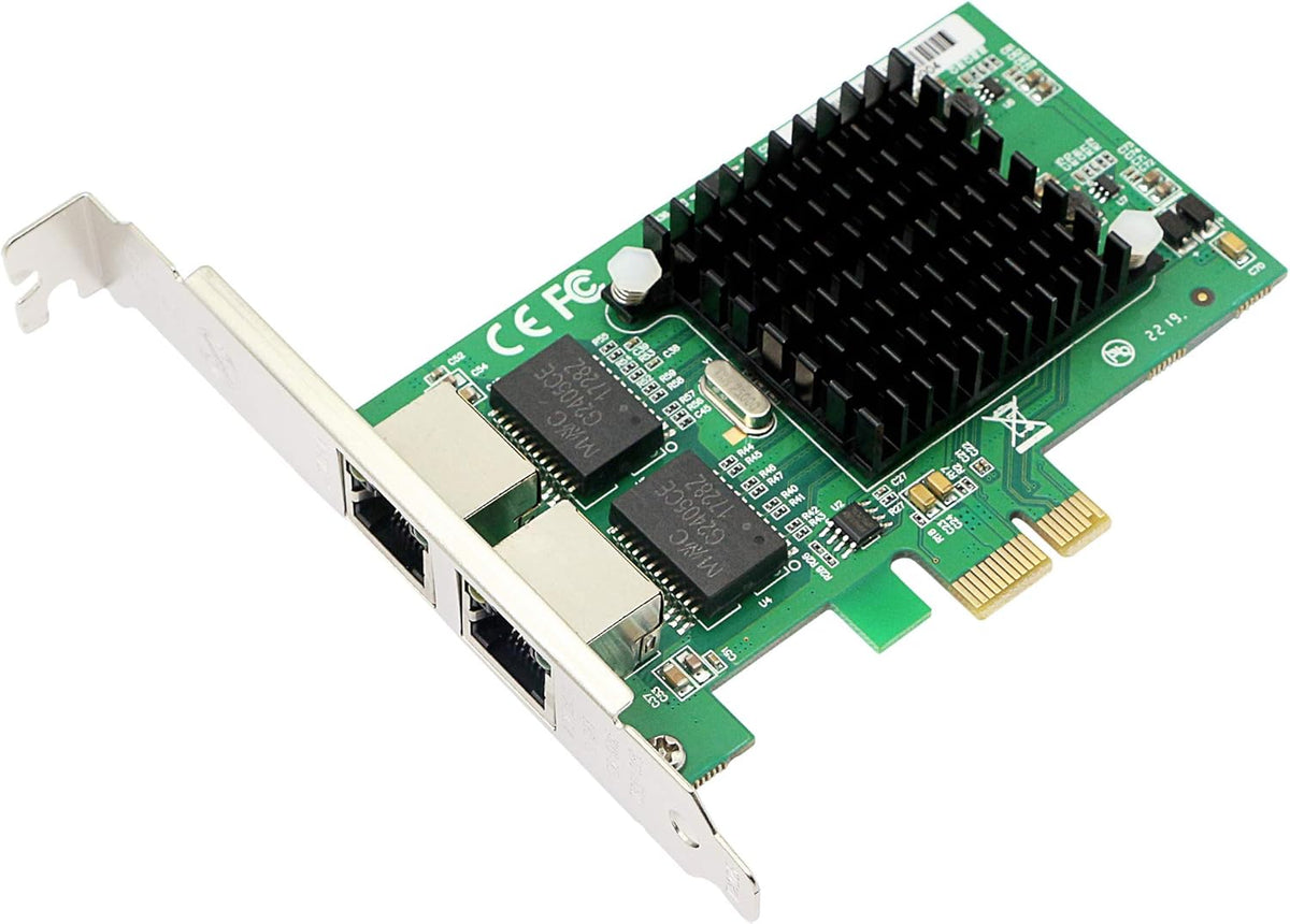 Dual Port Gigabit Ethernet PCI Express Network Card Pack of 2 Q8289