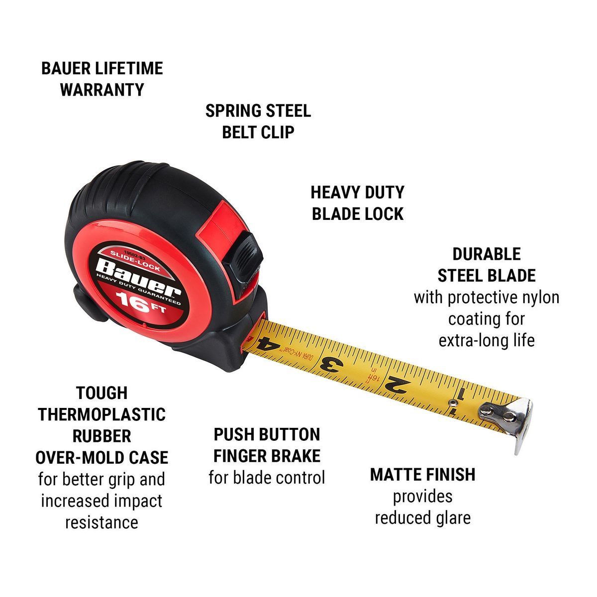 16 ft. x 3/4 in. Tape Measure F7249