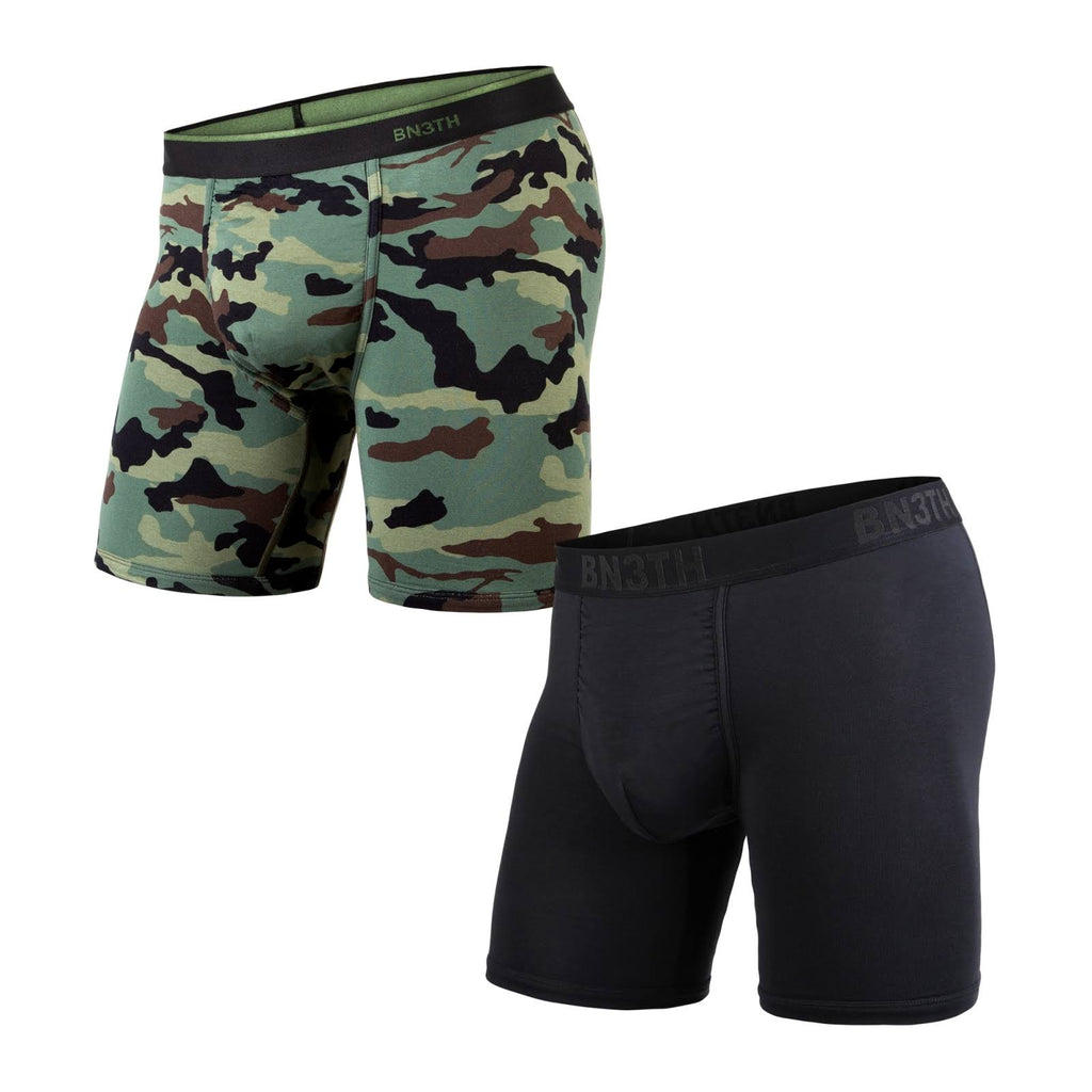 Black Camo 2 Pack Boxer Brief Y4862