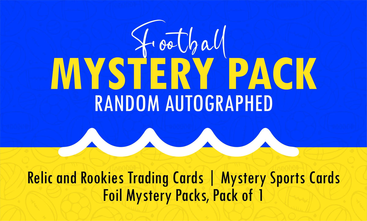 Football Mystery Pack Random Autographed Relic Rookie Trading Cards S760