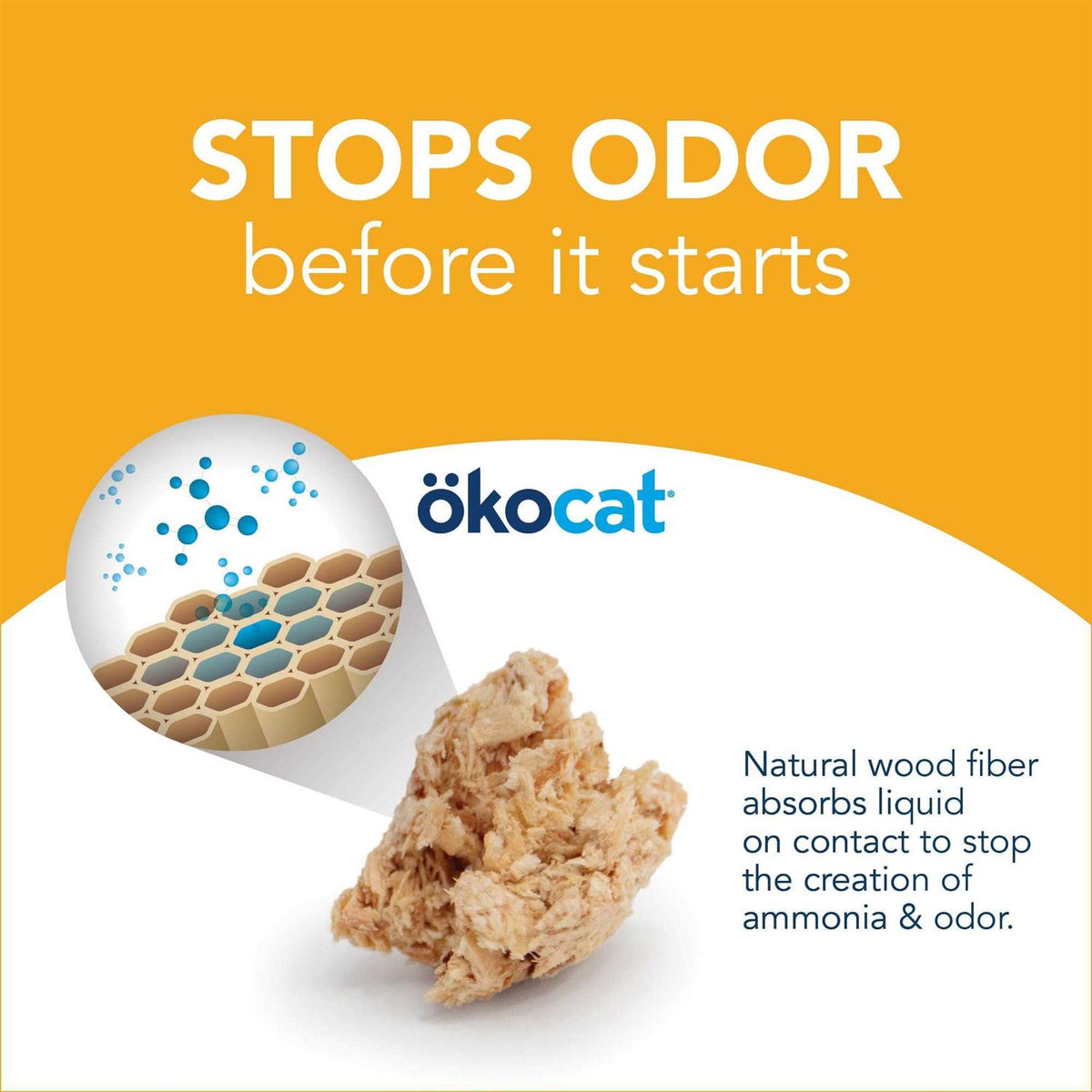 Unscented Clumping Wood Cat Litter F76399