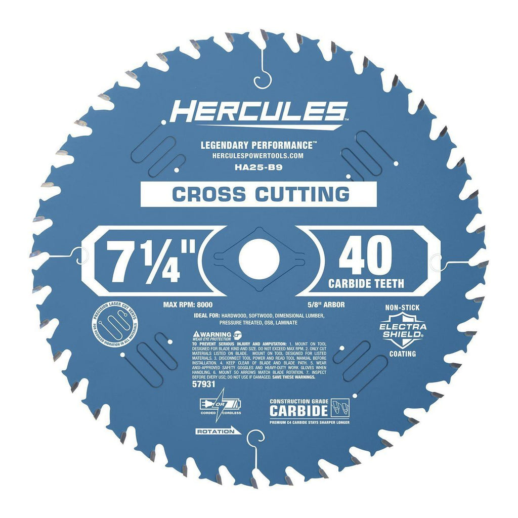 7-1/4 in. 40T Circular Saw Blade J2429