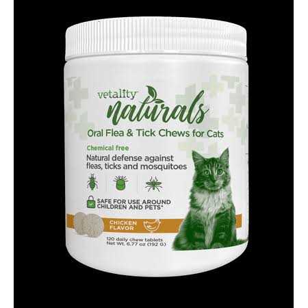 Oral Flea & Tick Chews for Cats 120 ct K239040
