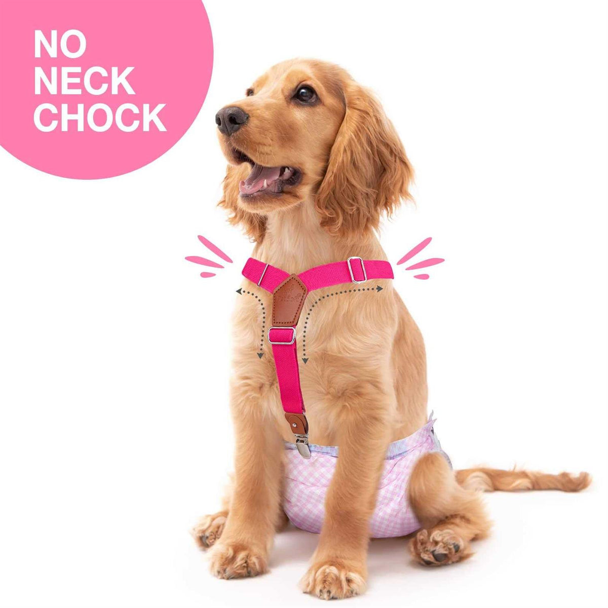 2 Pieces Dog Diaper Suspenders M478