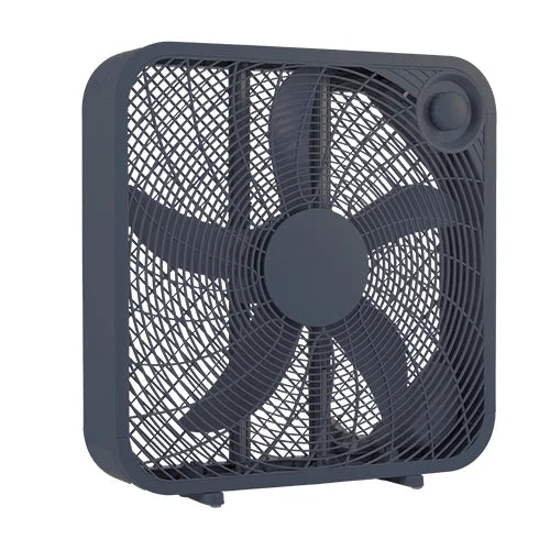 Black 3-Speed Portable Box Fan K3172