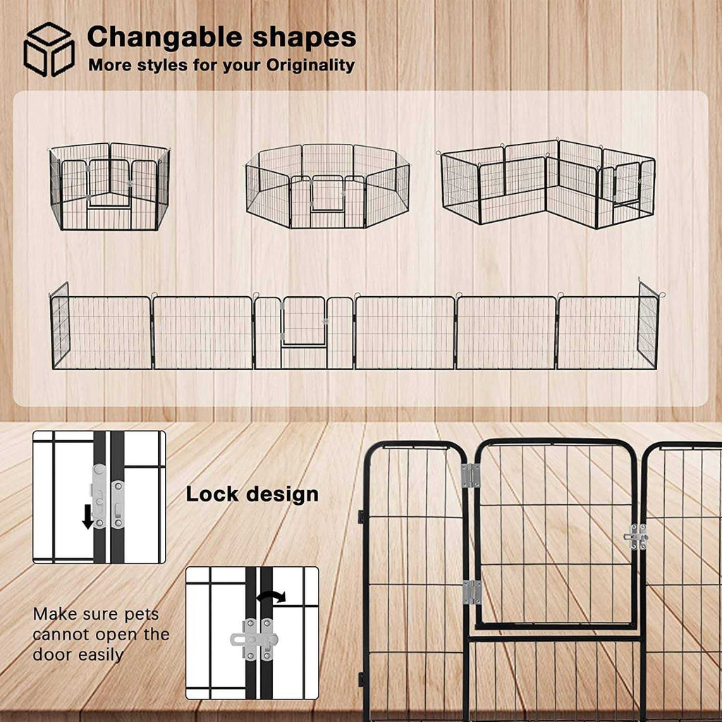 Heavy Duty Metal Dog Playpen L988346