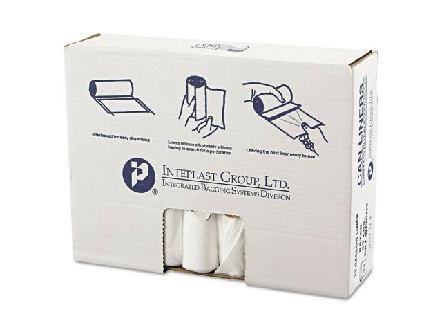 High-Density Can Liner, 33 gal, Clear Z654530