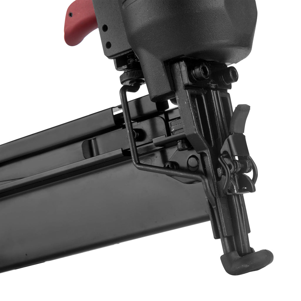 Pneumatic Straight Finish Nailer with 200 Count Nails U23496