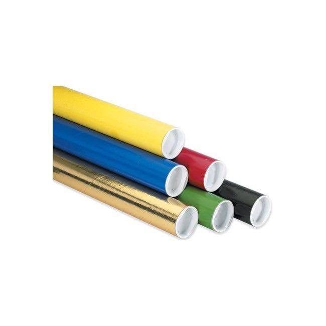 Blue Mailing Tubes with Caps F88945