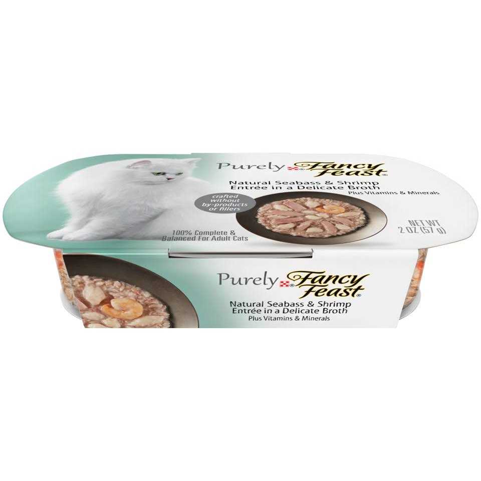 Natural Seabass & Shrimp in Broth Cat Food L5113