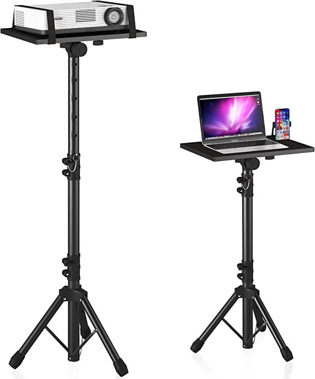 Adjustable Projector Stand Tripod with Gooseneck Phone Holder P9068